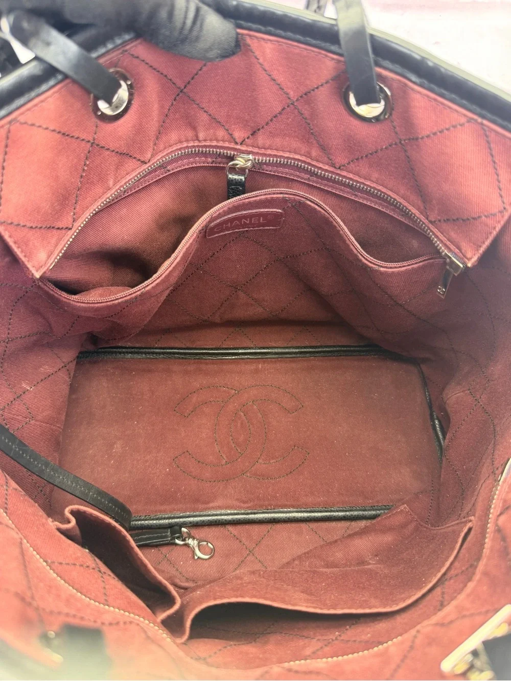 Chanel Caviar Quilted Shopping Fever Tote - Picture 11 of 16